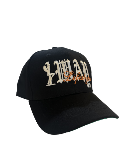 Lifestyle Snapback Cap [Black]