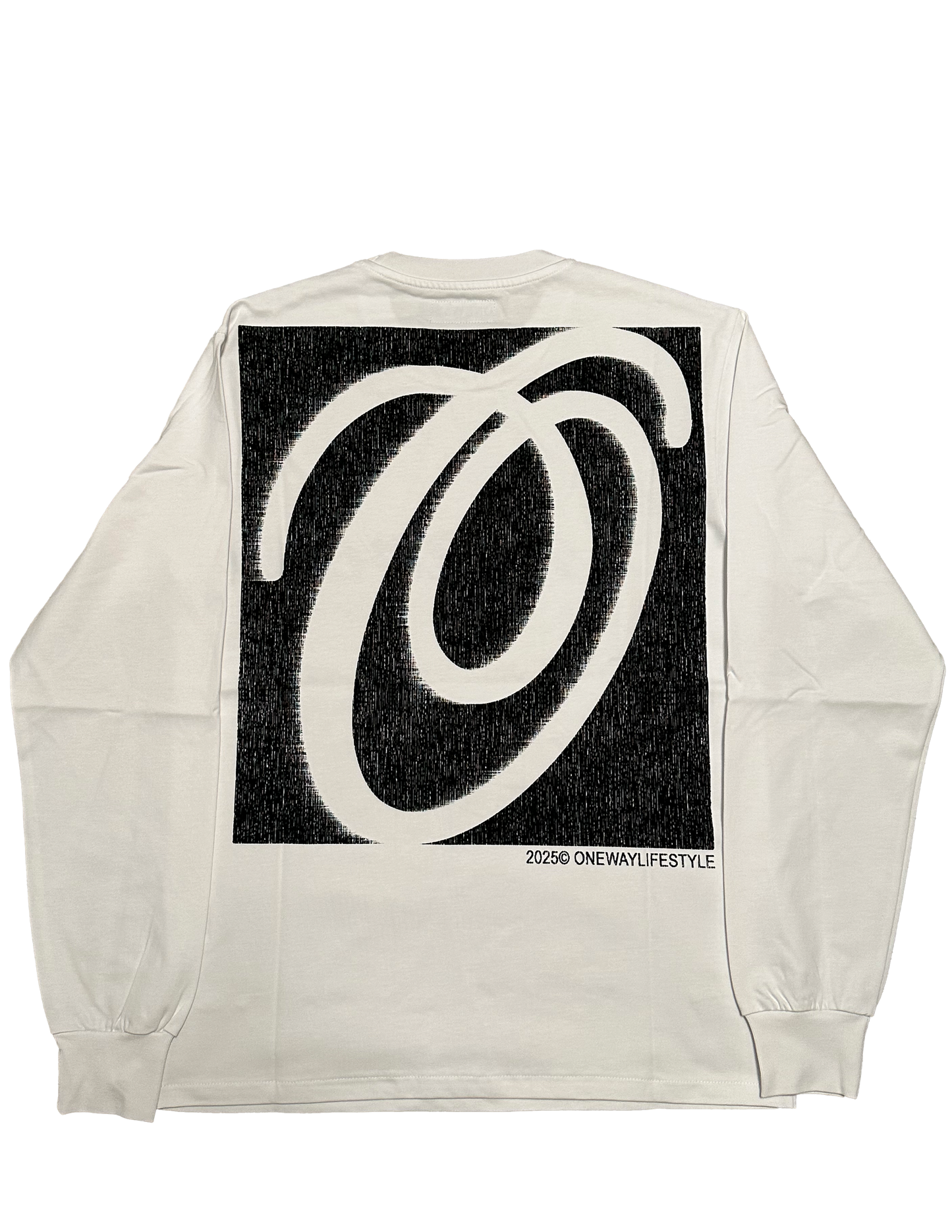 Flame Box Logo L/S [White]