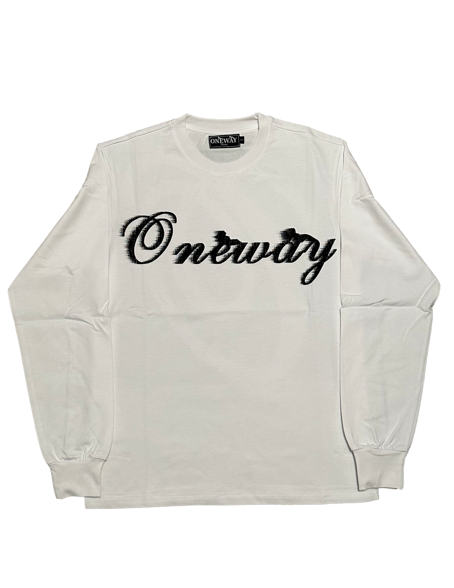 Flame Box Logo L/S [White]