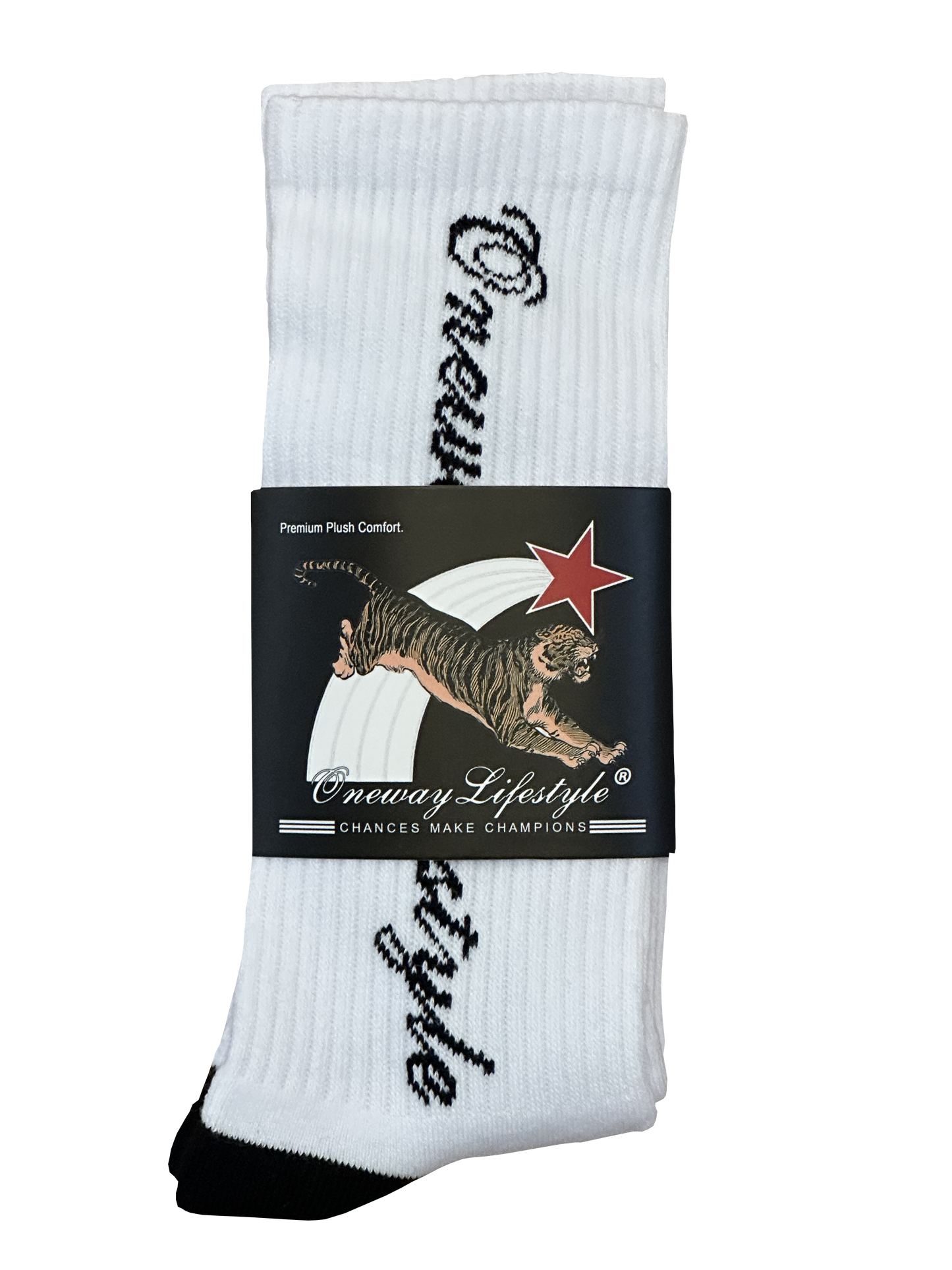 Lifestyle Script Socks [Black]